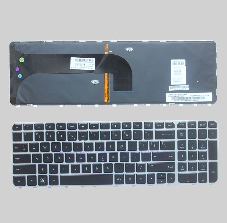 Hp Pavilion M M Laptop Keyboard With Frame With Backlit Us