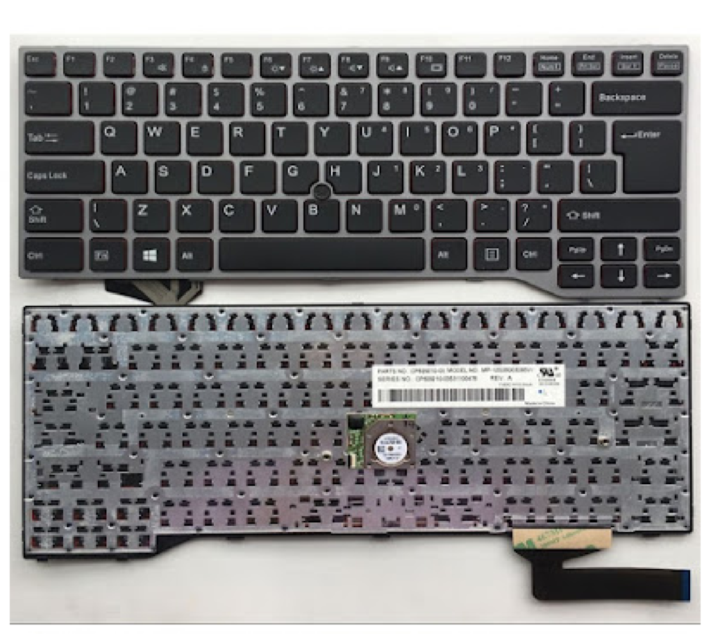 Fujitsu Lifebook E544 E733 Laptop Keyboard With Mouse Black