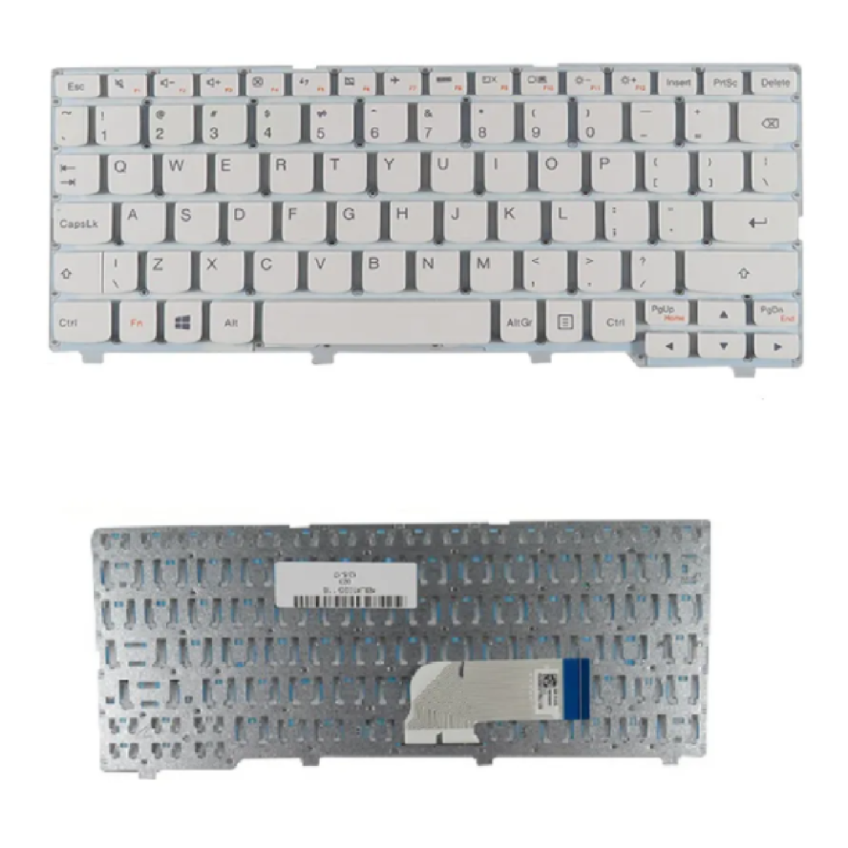 Lenovo 100S-11IBY Laptop Keyboard Without Frame White - Lappiekeyboards