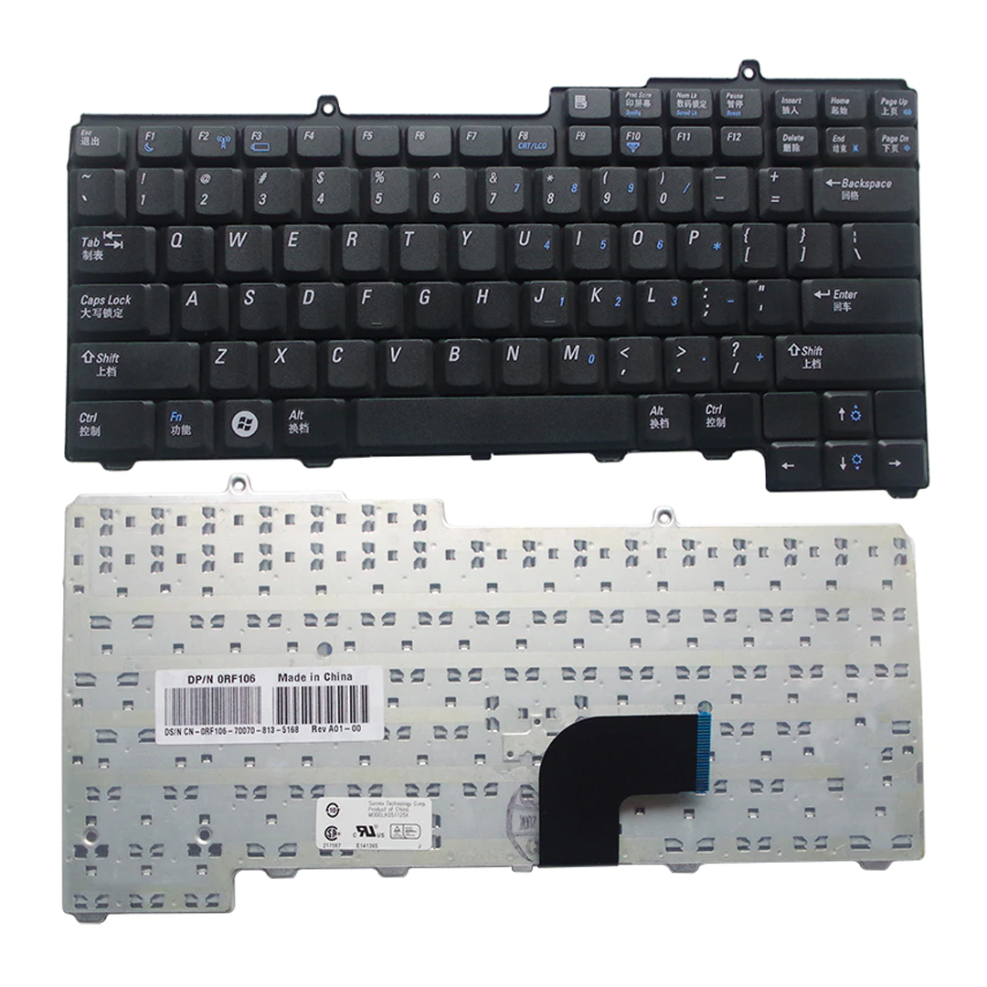 DELL LATITUDE D520 D530 Black Laptop Keyboard - Lappiekeyboards